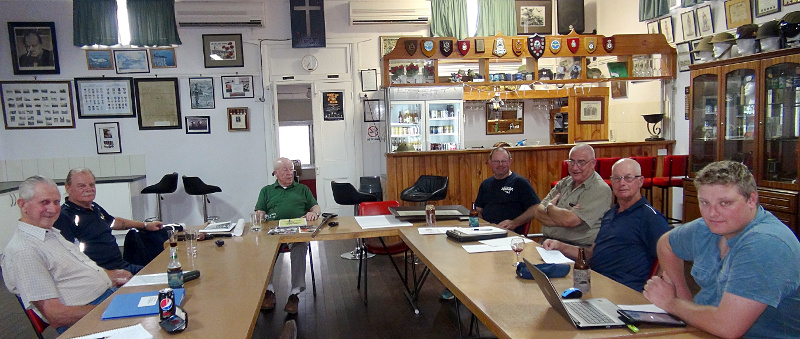 Eudunda RSL Committee Planning Meeting Mar 2019 for the 100th Celebrations