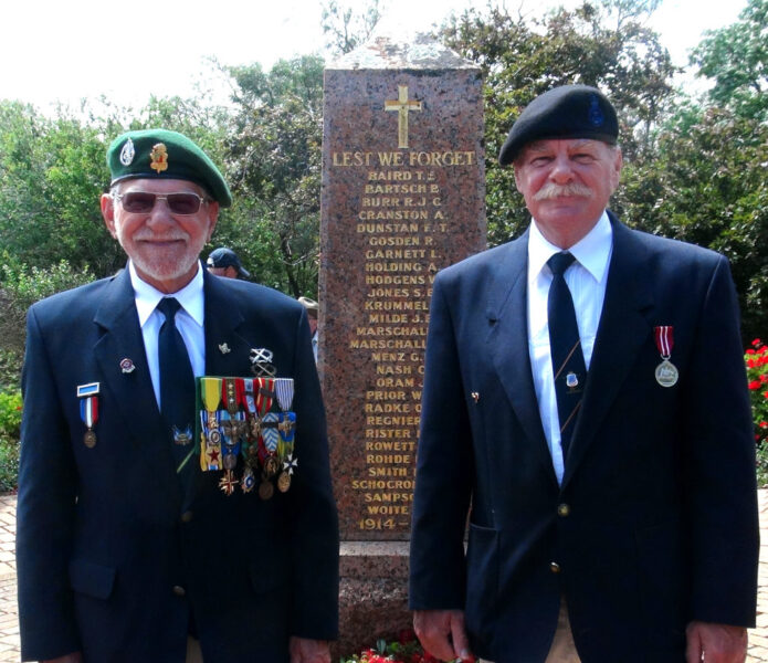 Remembrance Day - Eudunda 2020 - Andy Riemekasten & his Father