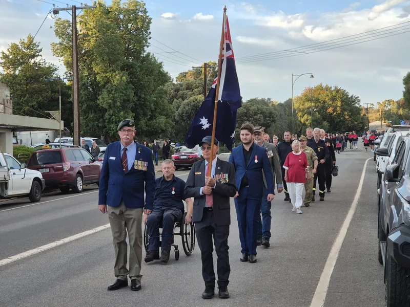 March finished opposite the Eudunda RSL Rooms