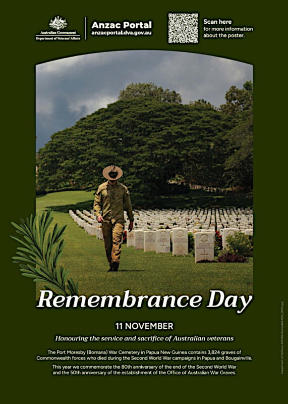 Remembrance Day 2025 - War graves Poster