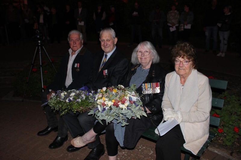 Waiting in the twilight for the ANZAC Dawn Service 2023 to begin