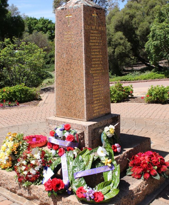 Wreaths laid on Remembrance Day 2022 at Eudunda